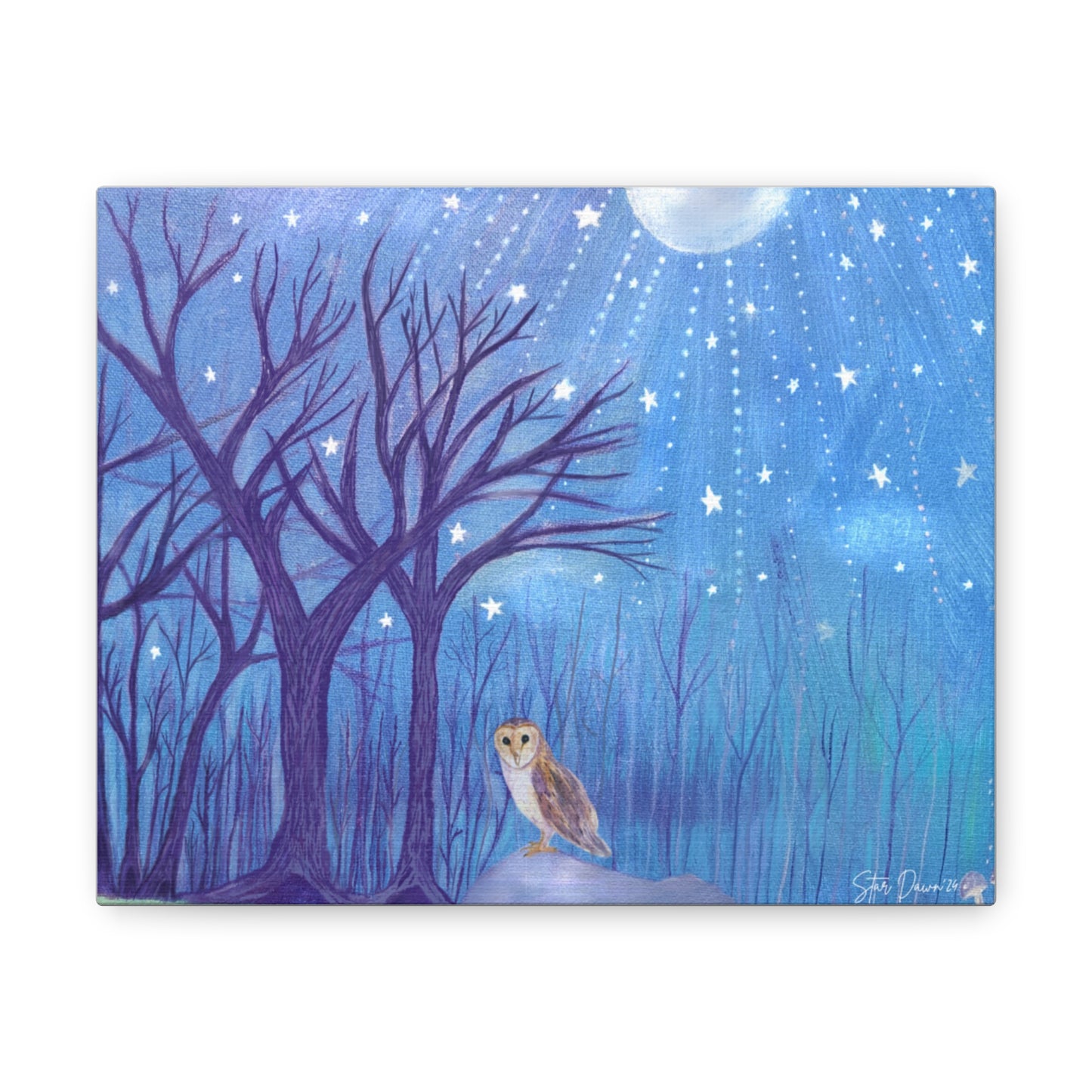 Sacred Night-Canvas Gallery Wraps