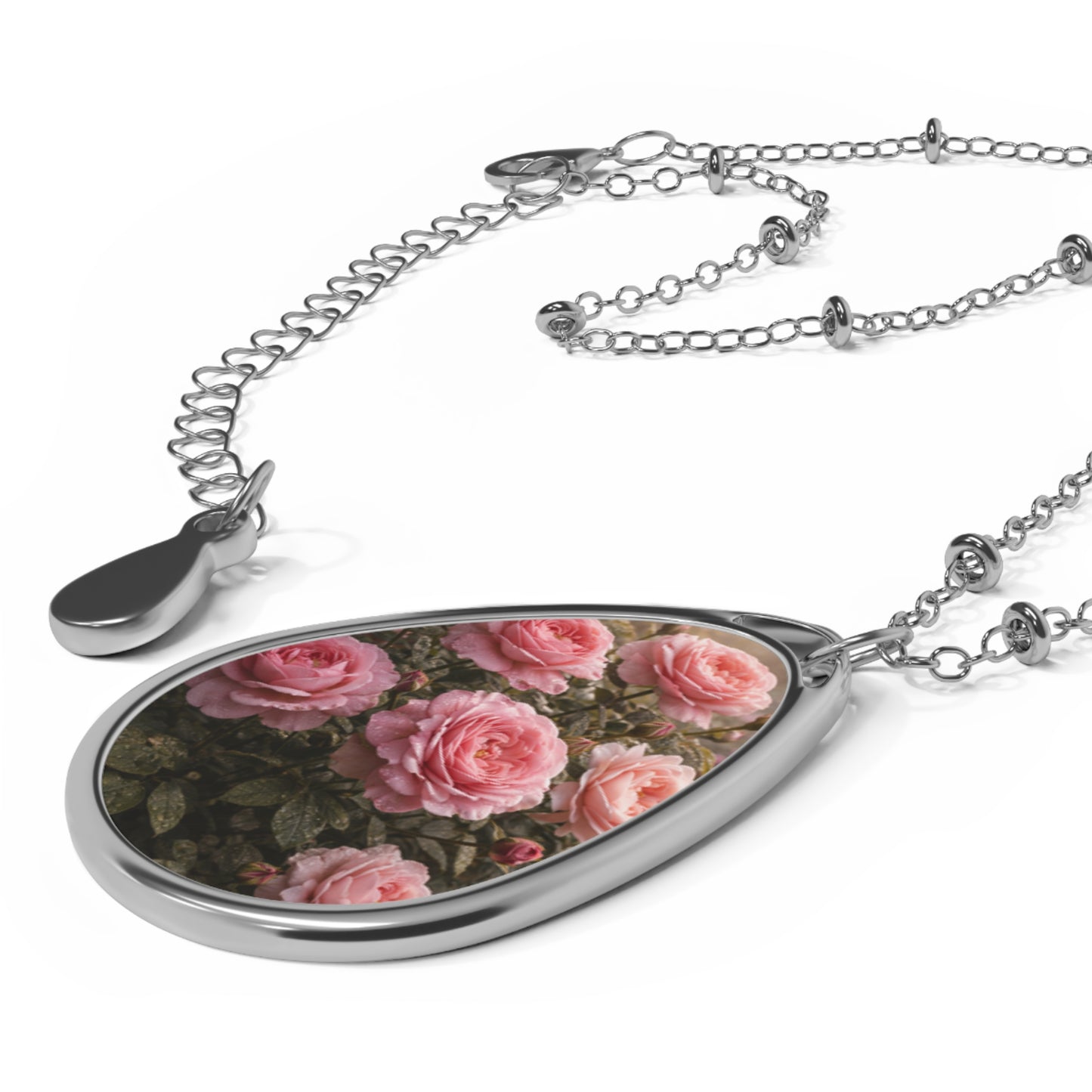 Roses Oval Necklace