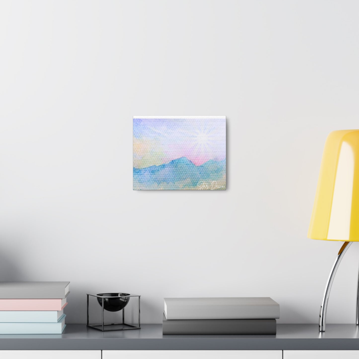 Lonely on The Mountain Top-Canvas Gallery Wraps