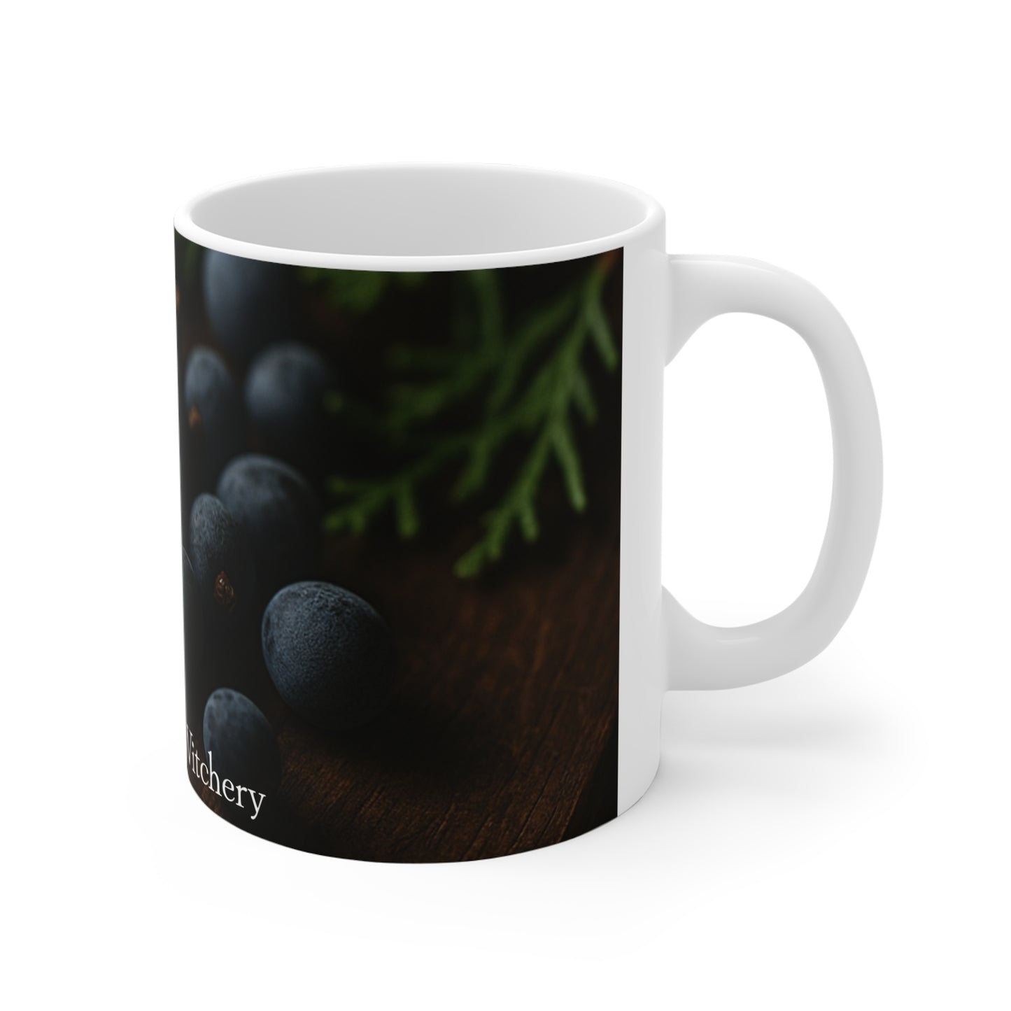 Mug 11oz - Fresh Juniper Berry Cottage Moss Witchery Coffee Mug