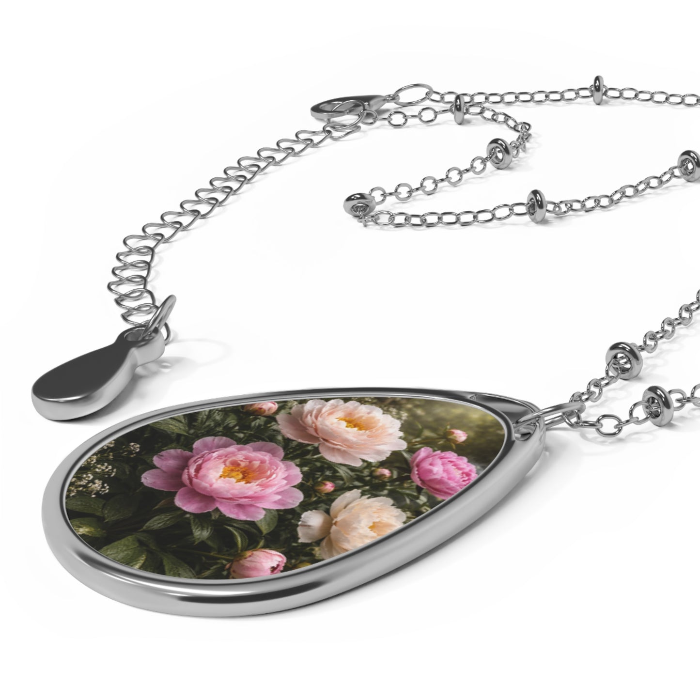 Peony Oval Necklace