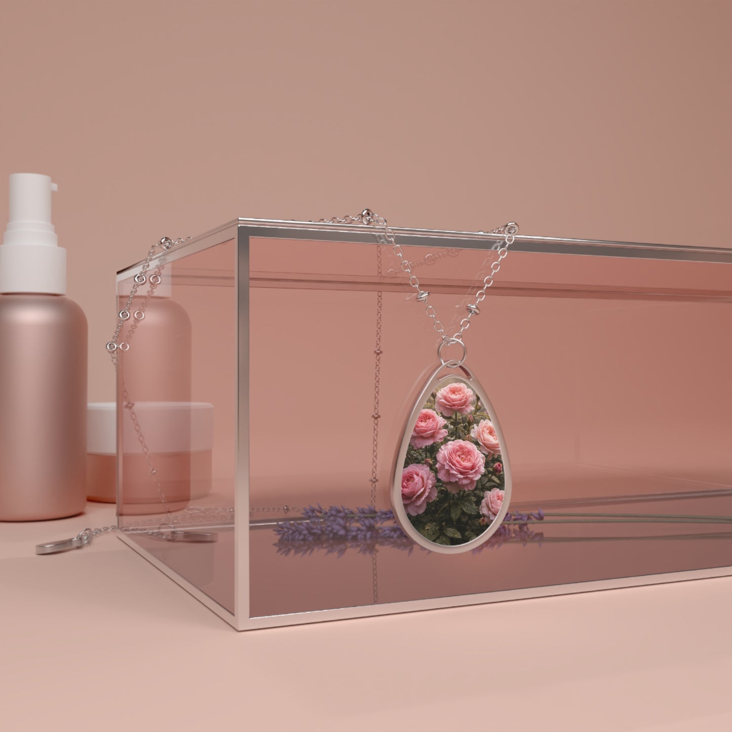 Roses Oval Necklace