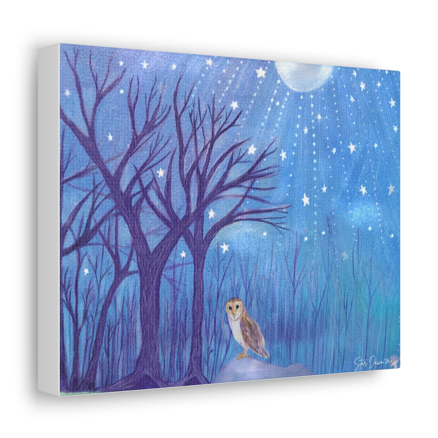 Sacred Night-Canvas Gallery Wraps