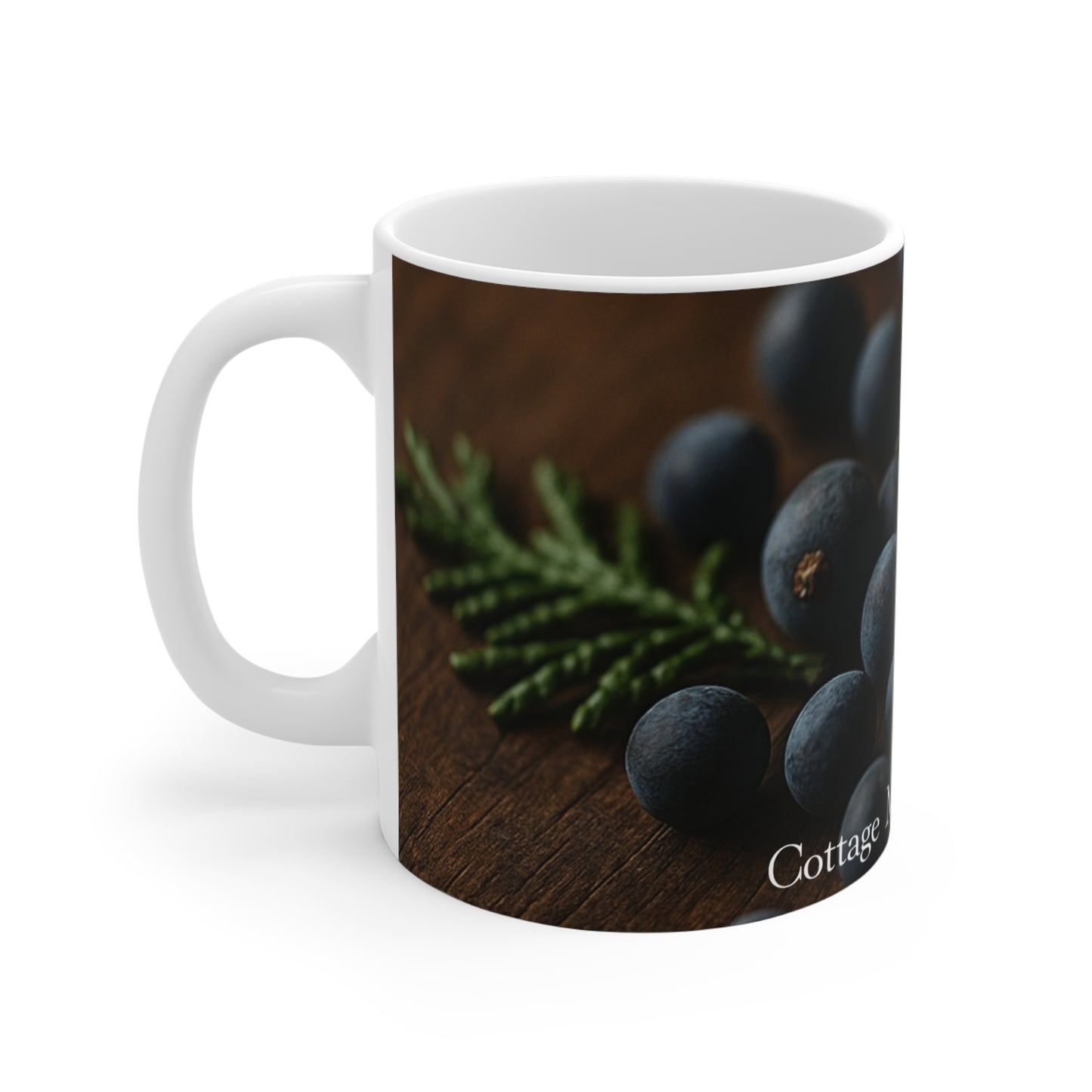 Mug 11oz - Fresh Juniper Berry Cottage Moss Witchery Coffee Mug