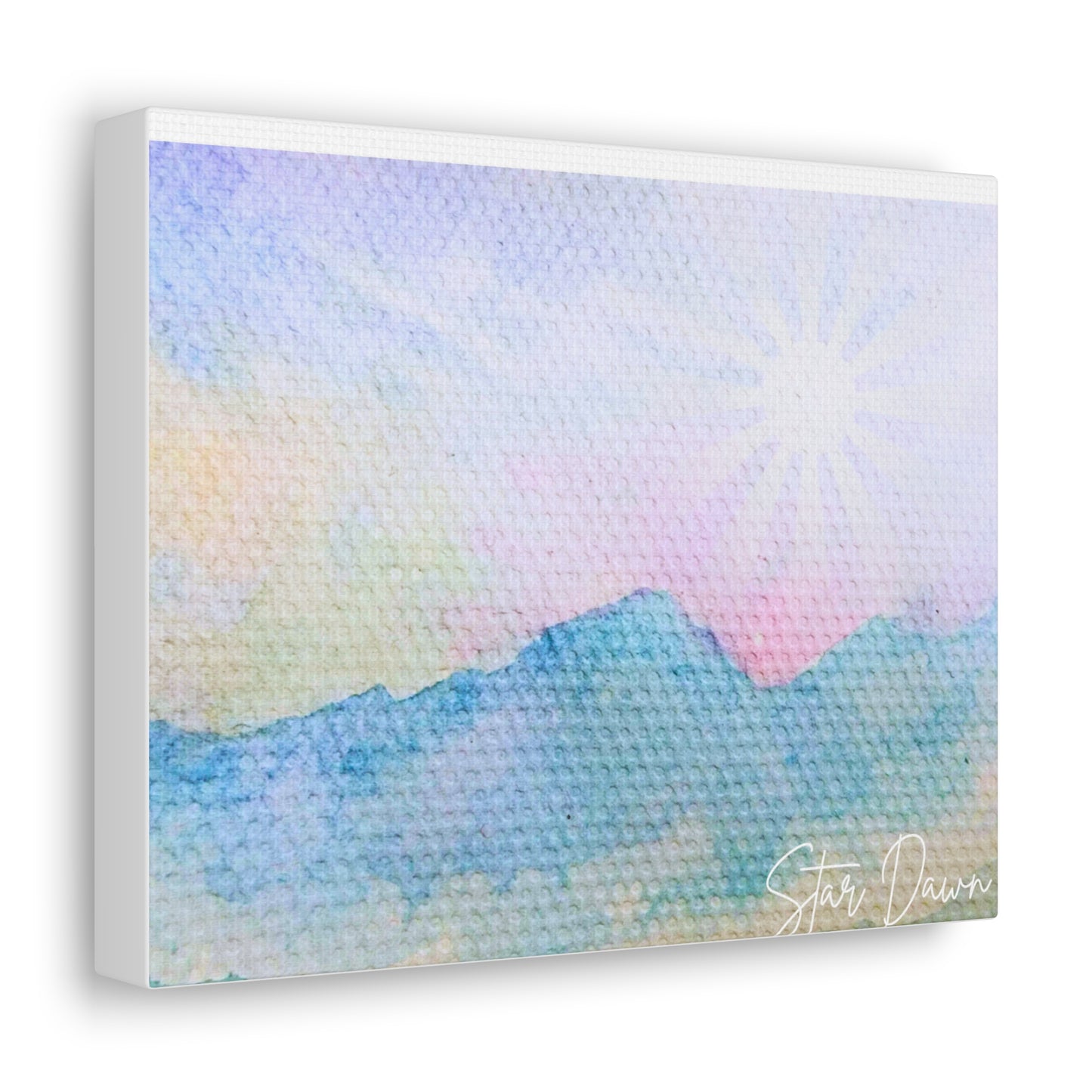 Lonely on The Mountain Top-Canvas Gallery Wraps