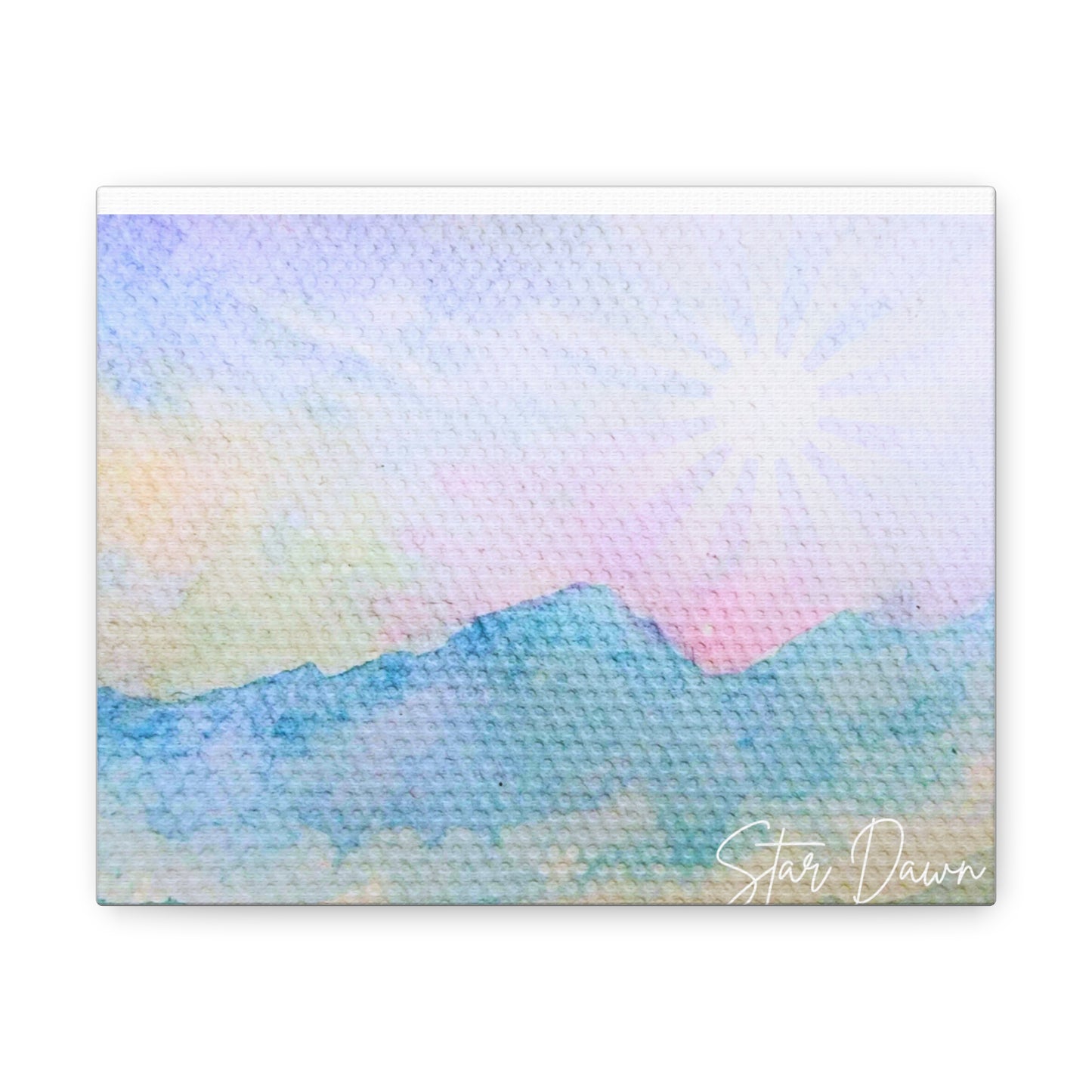 Lonely on The Mountain Top-Canvas Gallery Wraps