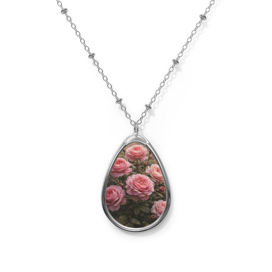 Roses Oval Necklace