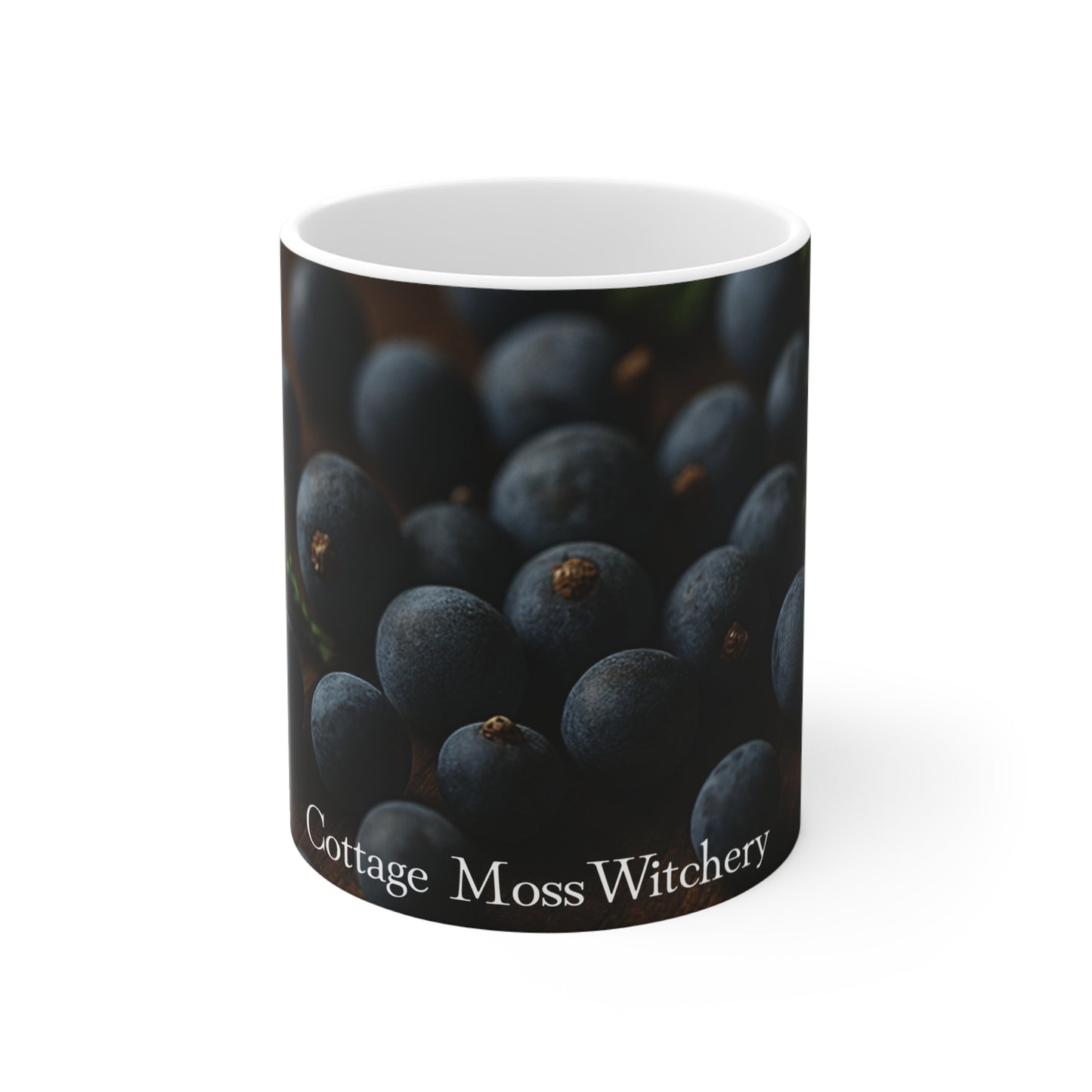 Mug 11oz - Fresh Juniper Berry Cottage Moss Witchery Coffee Mug