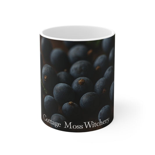 Mug 11oz - Fresh Juniper Berry Cottage Moss Witchery Coffee Mug
